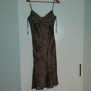 Anne Klein Ruched Silk dress, Sz 14